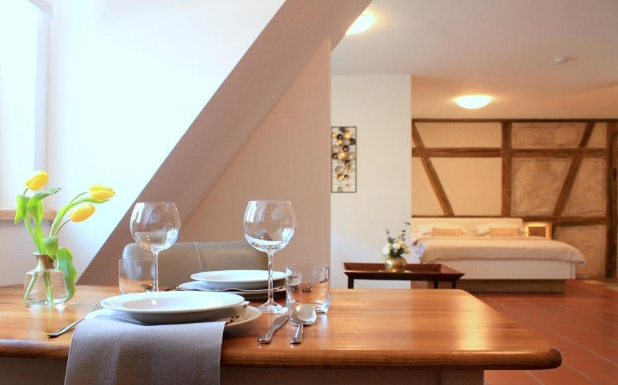 D & S Hotel & Ferienwohnungen Besigheim Exteriör bild